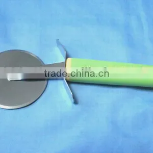 Stainless Steel Pizza Cutter,green and Yellow Handle RH-1319 thumbnail-1