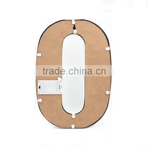 Lovely White O Shape Metal Home Decoration Battery Alphabet Led Letter Light thumbnail-3