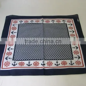 Hot Selling Screen Printing Leaf Bandanas in Black and White thumbnail-3