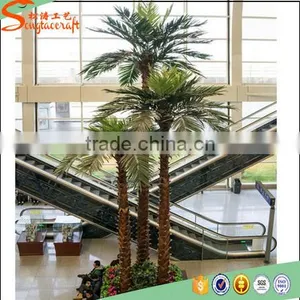 2015 Hot Sale Outdoor Large Fake Plastic Palm Tree Plants and Artificial Palm Tree Decorative thumbnail-1
