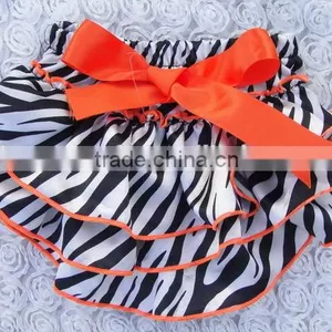 Baby Ruffle Bloomers Layers Baby Diaper Cover Newborn Flower Shorts With Skirts Toddler Cute Summer Satin thumbnail-6