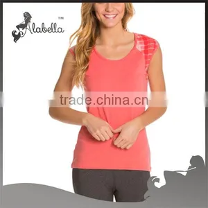 Wholesale China Supplier Sportswear Sleeveless T-shirt for Women and Girls thumbnail-1