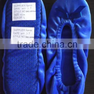 Soft Velvet Women Ballerina Shoes for Dancing With Velvet Fabric thumbnail-3