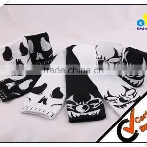 Unisex Combed Cotton Disposable Breathable Halloween Funny Toe Socks thumbnail-1