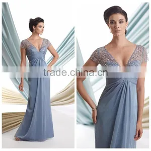 High Quality Mature Women Chiffon Female Sexy Night Dress thumbnail-1