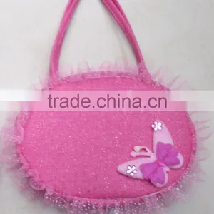 Fashion Lace Quilt Hearted Rabbit Little Girl Bag thumbnail-3
