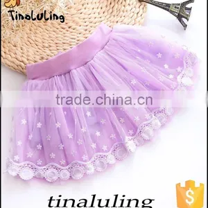 WHOLESALE LILAC GIRLS LACE SKIRTS BABY TUTUS CHILDREN PETTISKIRTS thumbnail-2