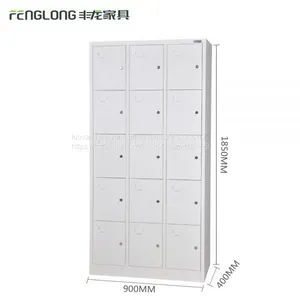 Office Furniture 15 Door Cheap Metal Folding Office Filing Cabinet thumbnail-1
