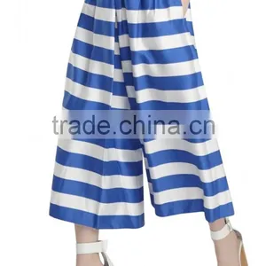New Hot in Market Custom Color High Waist Culotte With Wide Leg Pants for Ladies 2015 Fashion Trendy thumbnail-1