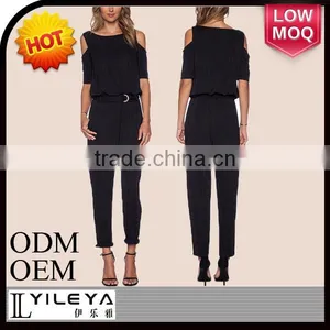 Latest Fashionable Hot Sale Black Dance Adult Jumpsuit thumbnail-1