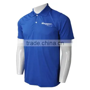 Custom Mens Polo T Shirt Blue Color thumbnail-1