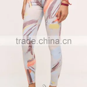 New Style Sublimation Leggins Padded Sports Bra With Workout Clothes for Women thumbnail-4