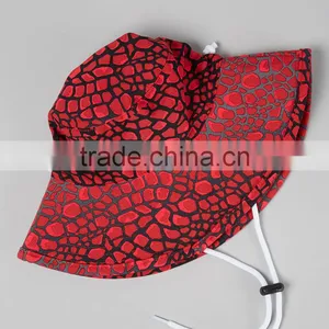 Hot Selling Girl Sunhat With Loggerhead Red Bucket Hat Girl Summer Hat Kids Wear A-NP-KC905-366 thumbnail-1