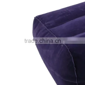 Soft Inflatable Suede Fabric Travel Foot Rest Pillow Footrest Helps Reduce DVT Risk on Flights 28x37cm Cheap And New Hot Selling thumbnail-5