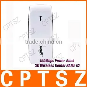 100% Original HAME A2 150Mbps Power Bank 3G WiFi Router,3G Router thumbnail-1
