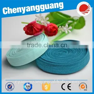Shiny Solid Folding Over Elastic Band For Elastic Headbands Design thumbnail-3