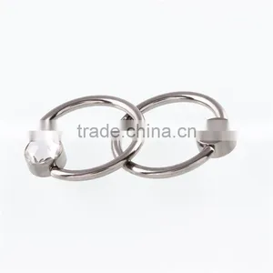 G23 Titanium Solid O-ring Nose Piercing India Body Jewelry Punk Jewelry thumbnail-4