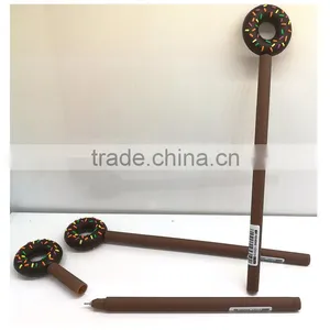 Creative Cute Novel Chocolate Donut Shape Gel Pen Gift for School Kids thumbnail-2