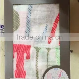 47x47" Prewashed Organic Swaddle Blanket thumbnail-4