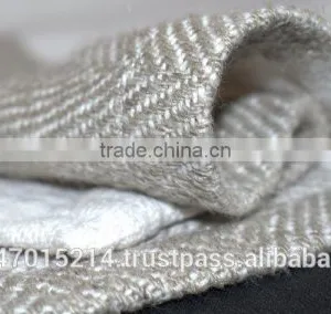 Linen Cotton Herringbone Weave Hand Woven Bath Towel thumbnail-6