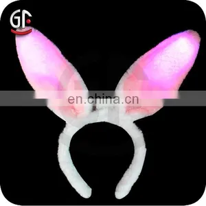 Christmas Led Gift Light up Red Devil Horns Led Headband thumbnail-4