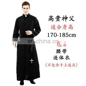 In Stock Sexy Priest and Nun Costume thumbnail-4