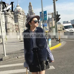 Factory Wholesale Fashion New Style Classical Pattern Lady Fur Waistcoat Fur Gilet Fox Fur Vest thumbnail-1