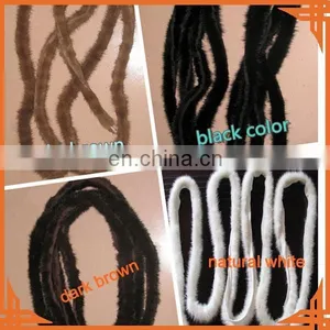 Mink Fur Strip Natural Color thumbnail-1