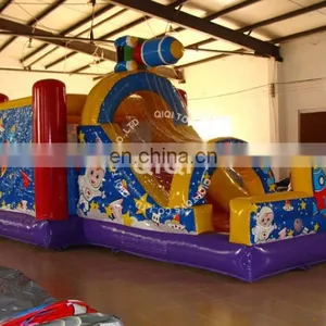 Inflatable Bouncy Castle With Water Slide for Kid Jumping thumbnail-1