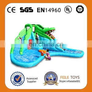Commercial Inflatable Water Slide With Pool,cartoon Inflatable Slide,water Slide for Summer thumbnail-1