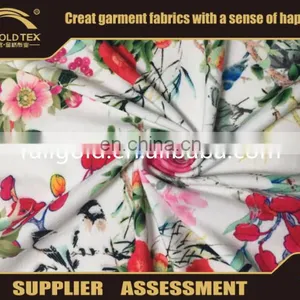 75D+72F DTY Emerizing Digital Print Flower Fabric For Home Textile thumbnail-1