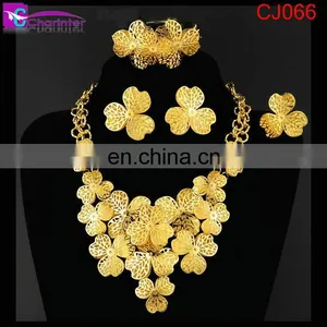 Free Shipping Big Fashion Jewelry Set/dubai Gold Jewelry Set / Rani Haar Jewelry Set thumbnail-1