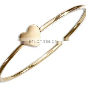High Quality Fashion Wholesale Gold Filled Wire Heart Shaped Ring Designs thumbnail-1