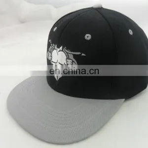 Embroidery Custom 6 Panel Hip Hop Snapback Hats thumbnail-6