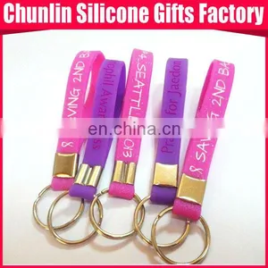 2013 NEW & HOT Custom Silicone Keychains thumbnail-1