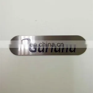 2017 Brushed Stainless Steel Etching Logo Labels thumbnail-4