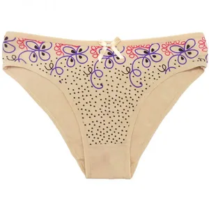 Yun Meng Ni Sexy Underwear Pretty Print Sexy Briefs Breathable Cotton Preteen Panty Sexy Mature Lingerie thumbnail-5