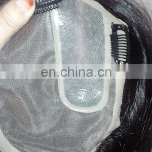 Nature Human Hair Toupee For Womens Quality Virgin Chinese Human Hair Mens Toupee thumbnail-3