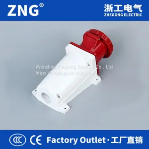 Surface Mount Industrial Socket 63A 3P+PE thumbnail-3
