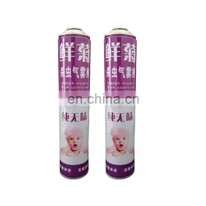 China Aluminum Tin Box With Logo Empty 750ml and Aerosol Can for Insecticide thumbnail-2