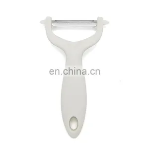 Factory Price Y Shape Stainless Steel Potato Peeler With Plastic Handle thumbnail-1
