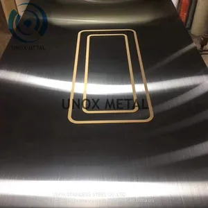 Elevator Pattern Etched Stainless Steel Sheet，Interior Design Elevator Pattern Plate thumbnail-1