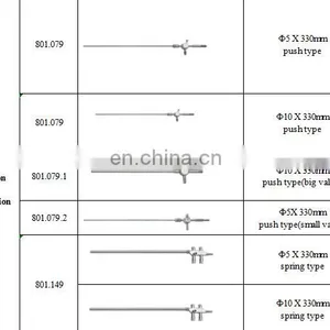 Laparoscopic Instrument Reusable Suction Irrigation Tube Push Type 5mm thumbnail-3