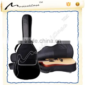 Black Shock Proof and Waterproof Acoustic Guitar Case for Abecedarian thumbnail-1