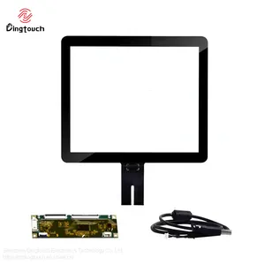USB I2C RS232 INTERFACE EETI ILITEK 19 Inch Industrial Pcap Usb Capacitive Touch Screen Panel thumbnail-1