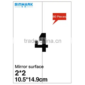 SINMARK 10.5*14.9cm Mirror Surface a4 Size Sticker Paper Price thumbnail-1