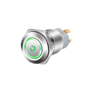 J&V Explosion-proof Metal Push Button Switch 16MM thumbnail-1