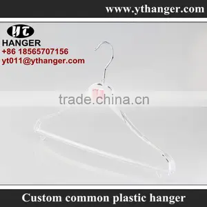 IMY-474 Transparent Plastic Bar Hanger for Lady Clothes Hangers thumbnail-1