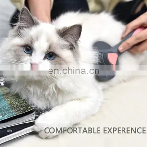 New Multifunction Hot Selling Cat Dog Lint Removal Self Cleaning Pet Hair Deshedding Tool Dog Grooming Brush thumbnail-2
