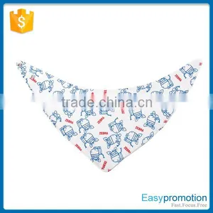 Packed as 4pcs/set -100%cotton Print Pattern Baby Bandana Bibs thumbnail-4